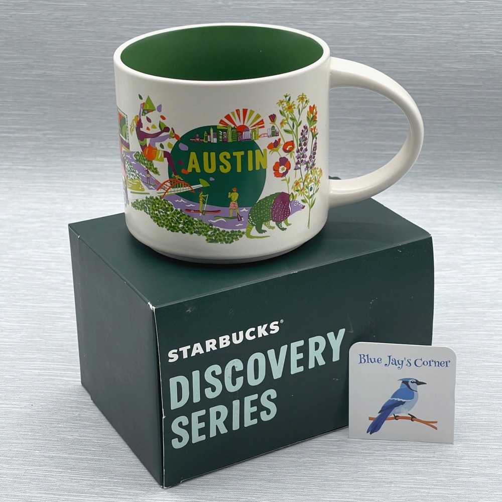Starbucks Austin Texas Mug Discovery Series Stackable Coffee Cup 2024 14oz